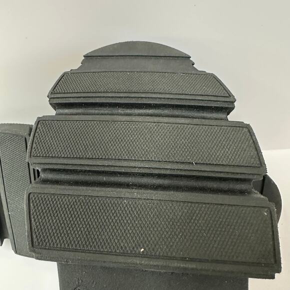 Alohas Trailblazer Corn Black Platform Loafers Vegan Leather Euro Size 40 US 9 - Picture 9 of 13